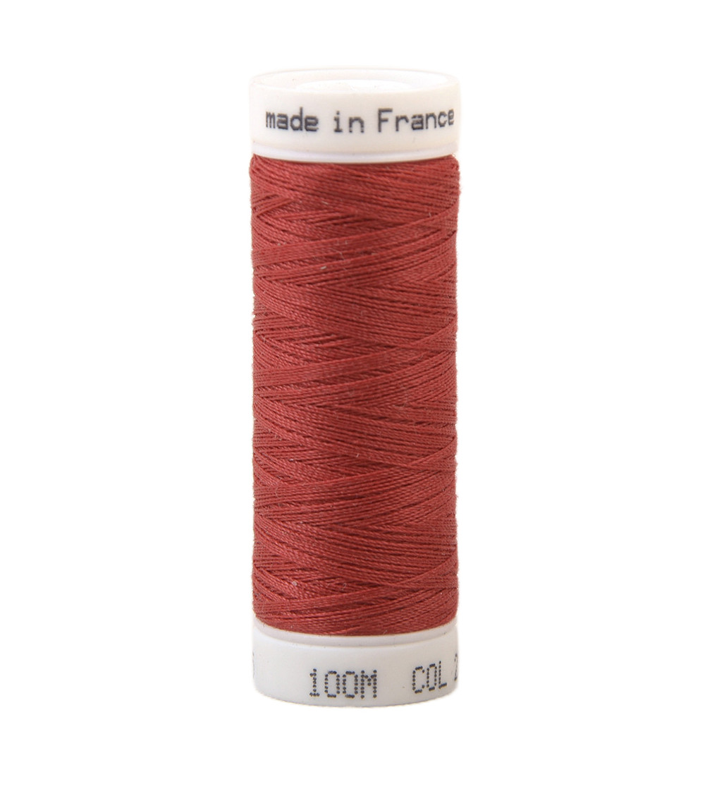 Fil Coudre Polyester M Made In France Rouge