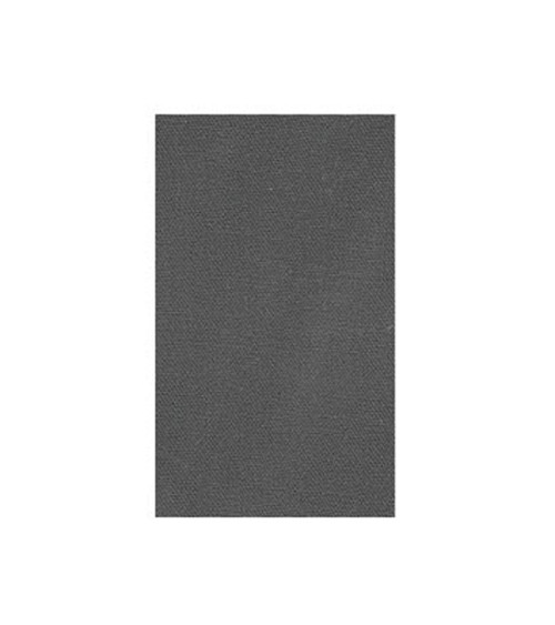 Grey iron-on canvas 100% cotton 12x21cm