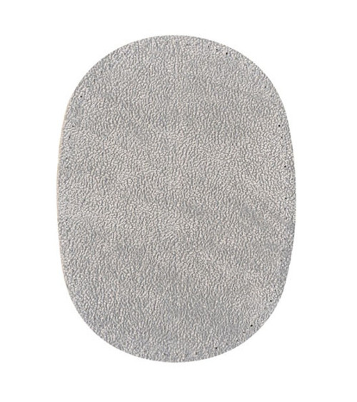 Grey imitation suede elbow or knee reinforcement to sew