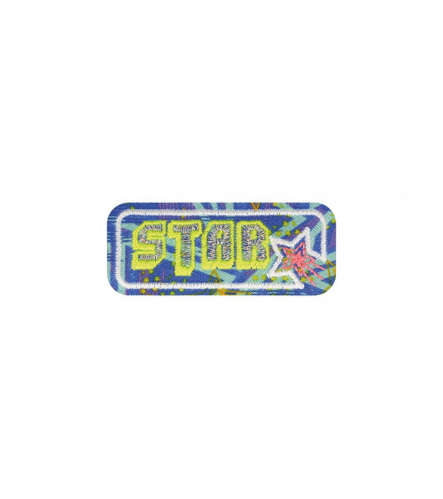 Toppa termoadesiva Sport Neon Star 2,5x7 cm