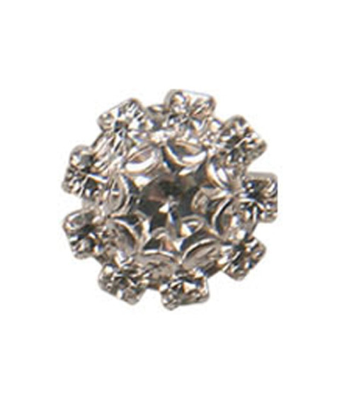 Bouton Strass Cristal rond