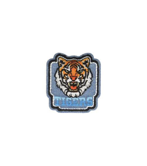 Tiger Jean iron-on badge 5cm