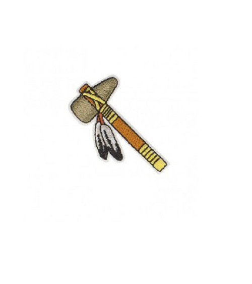 Indian hammer iron-on badge 4x4cm