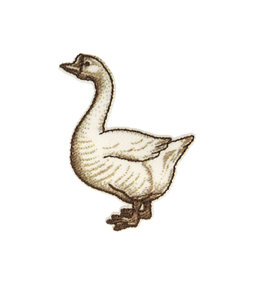 Goose iron-on patch 3.6cm x 4.6cm