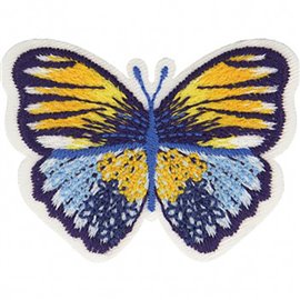Ecusson thermocollant papillon 4x5cm
