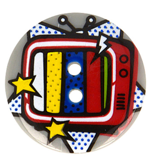 Bottone porta badge 28mm LOOP