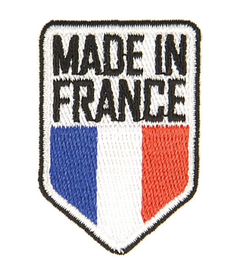 Set of 3 iron-on patches made in France made in France 3.2cm x 4.8cm