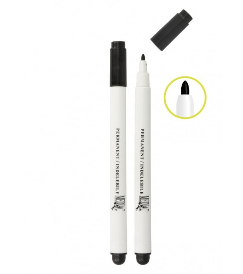 Black permanent sewing pen