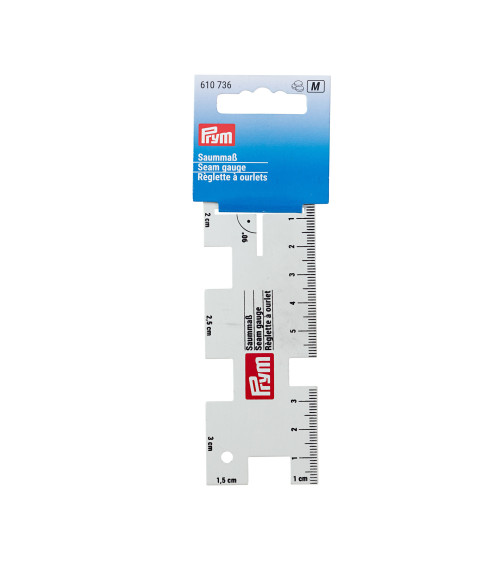 PRYM Metal hem ruler