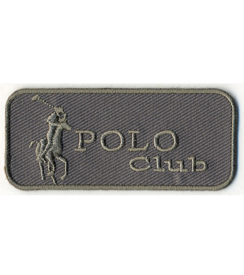 Grey Polo Club Badge