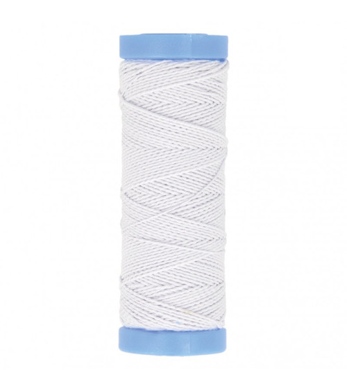 Elastic thread 20m White