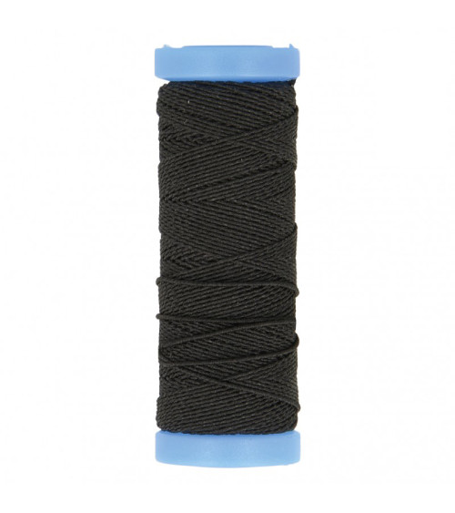 Elastic thread 20m Black