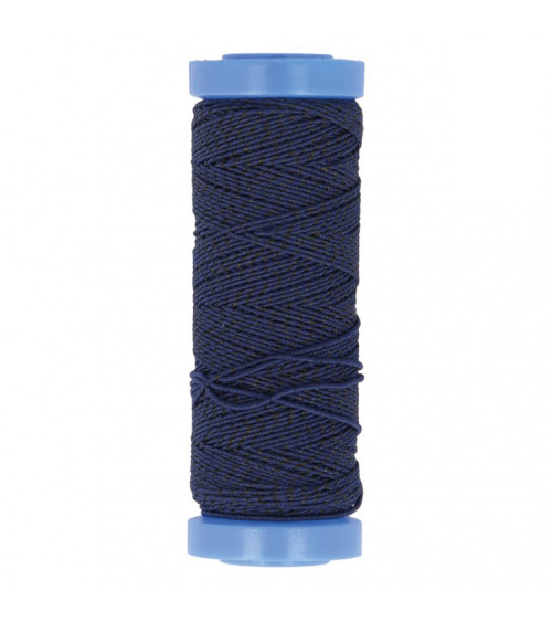 Elastischer Faden 20 m Marineblau