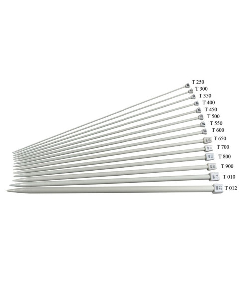 Aluminum knitting needles 40 cm