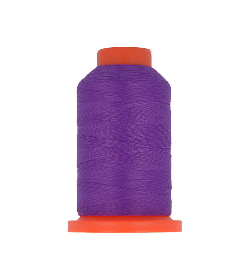 Polyester foam thread spool 1000m made in France for overlocker Violet