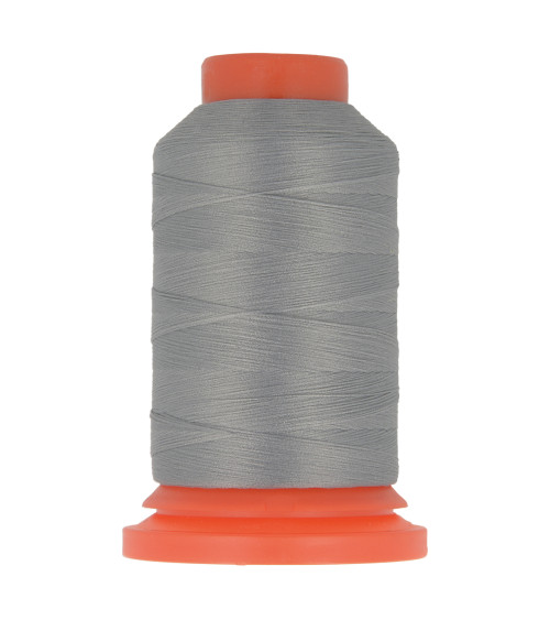 Polyester foam thread spool 1000m made in France for overlocker gray