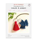 French Kits DIY Macramé Pendentifs Noeuds & Pompon