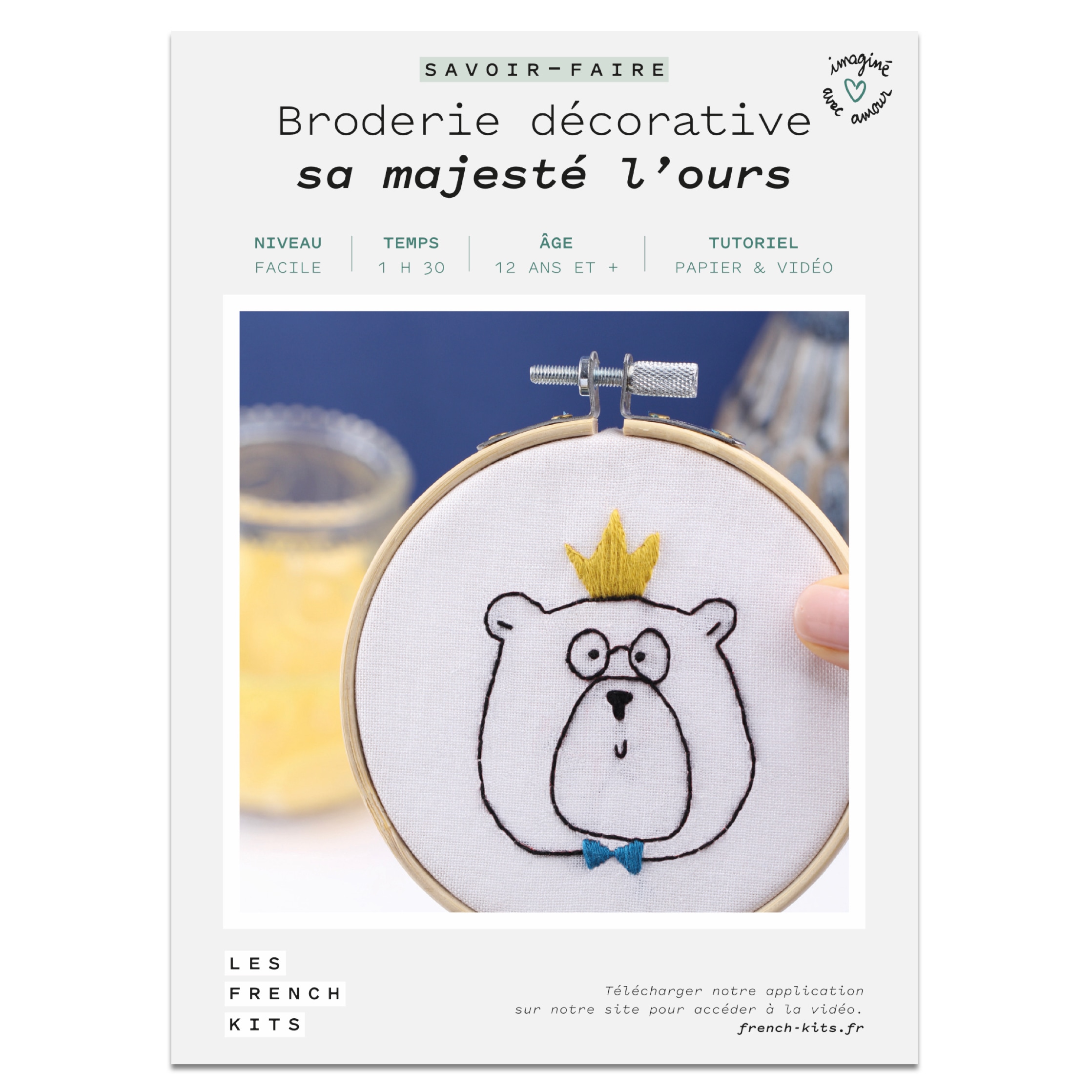 FRENCH KITS - BRODERIE DÉCORATIVE - LIBRE ET STYLEE