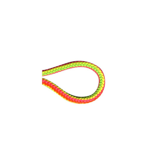 Bobina da 25 m cordoncino lavorato a maglia da 4,5 mm neon multicolore