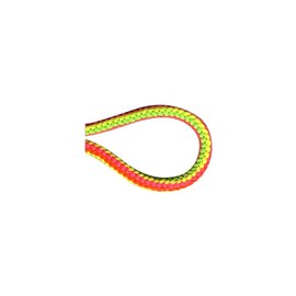 Bobine 25m Cordon tricoté 4.5mm fluo multicolore