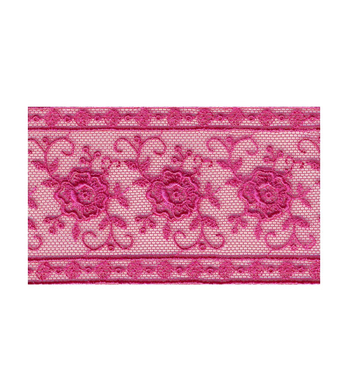 14-m-Rolle Polyester-Abstandshalter 50 mm Fuchsia