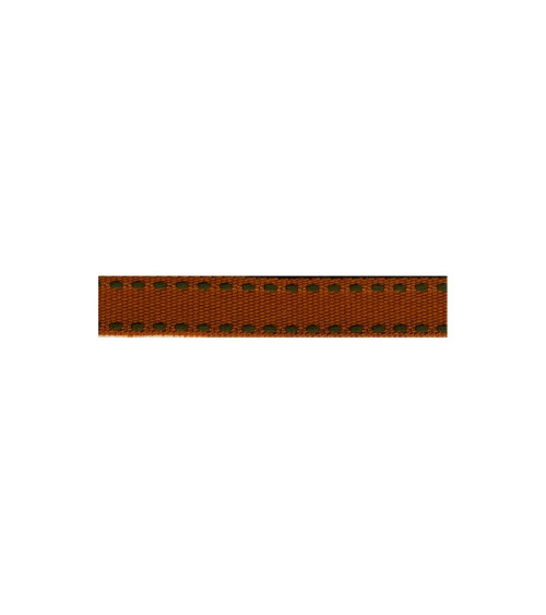 Bobine 25m galon polyester Tiret marron