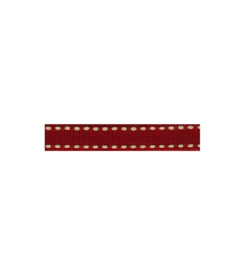 25m spool of polyester braid, burgundy Dash