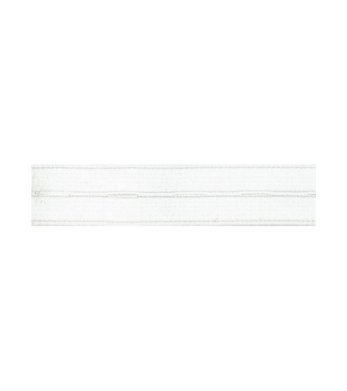 Spool 25m Nylon buttonhole elastic 19mm white