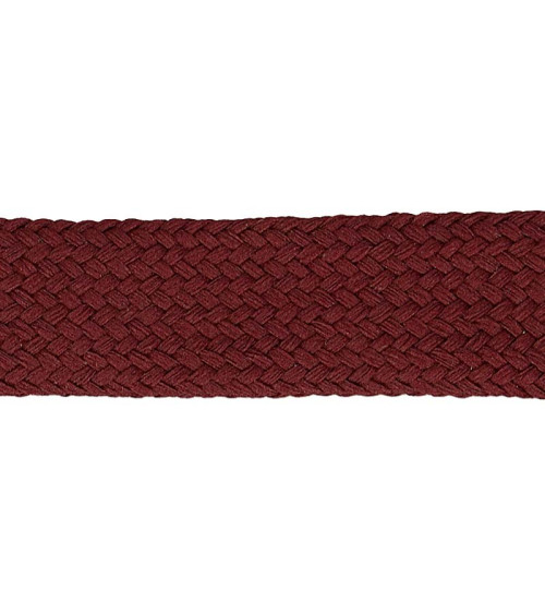 20m spool of special sportswear tubular braid in burgundy