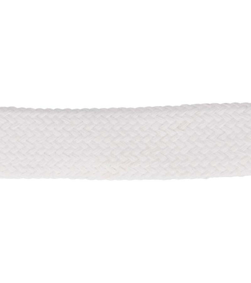 20m spool of special white sportswear tubular braid