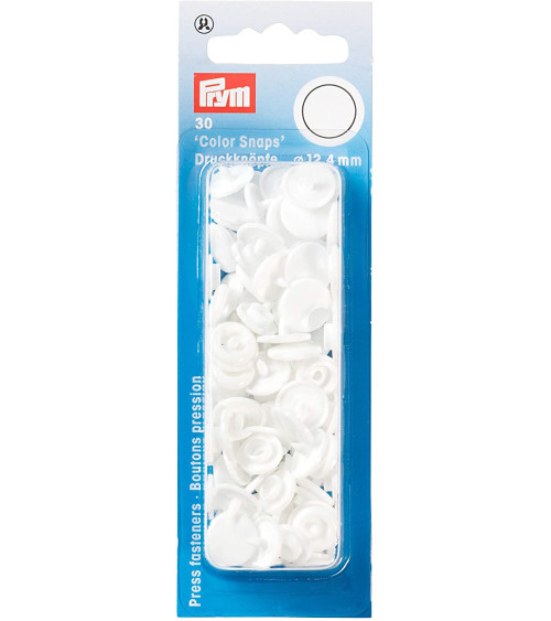 Botones de presión Prym ColorSnaps 12,4 mm blanco