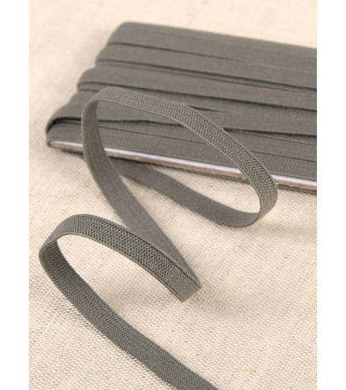 Soft elastic Ash Grey 5mx5mm Azo free