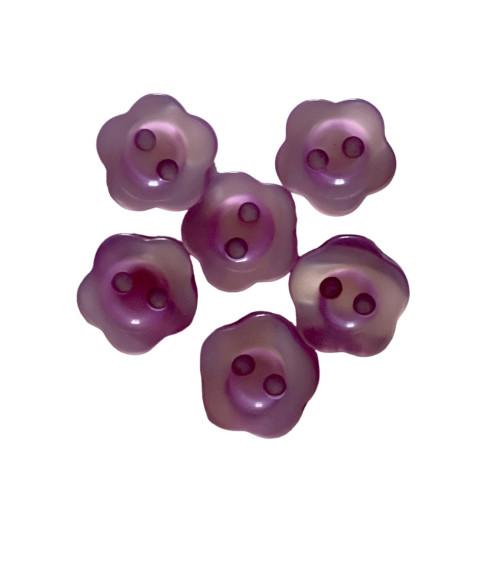 Candy Pink Violet Shaped Button