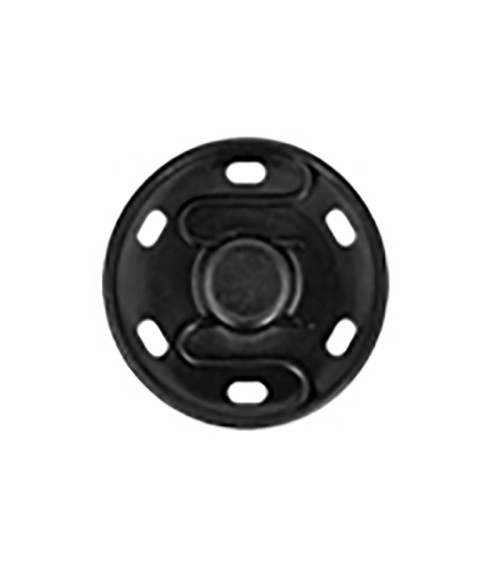 16 7mm black sewing snap buttons