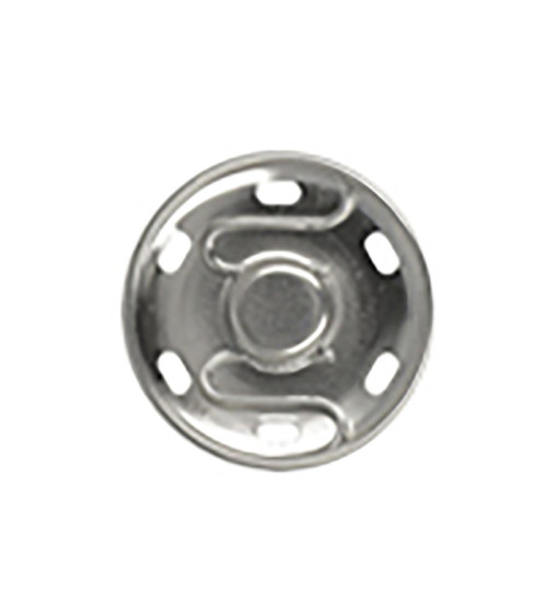 16 7mm silver sewing snap buttons