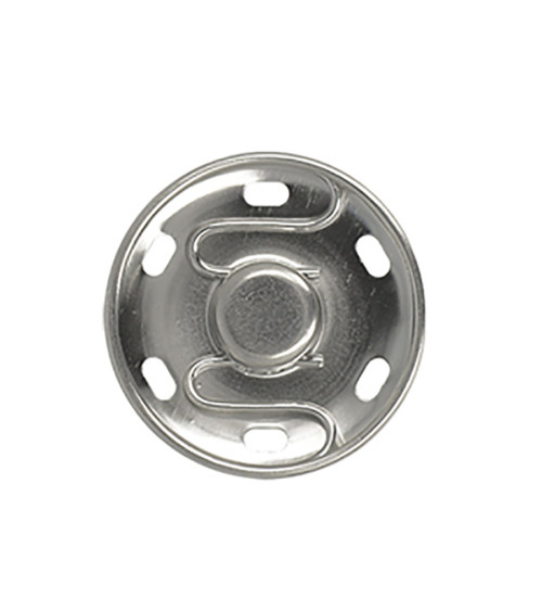 4 16mm silver sewing snap buttons