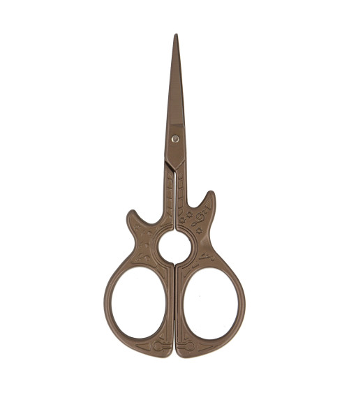 Guitar embroidery scissors