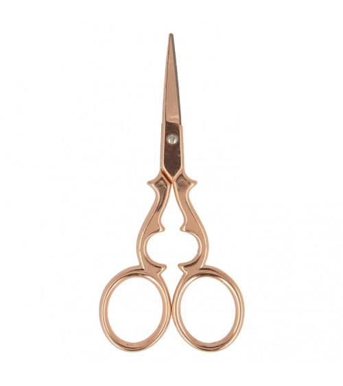 Rose gold embroidery scissors