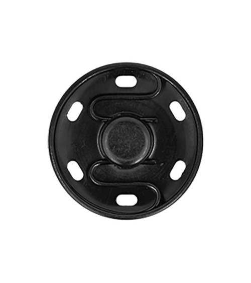 4 16mm black sewing snap buttons