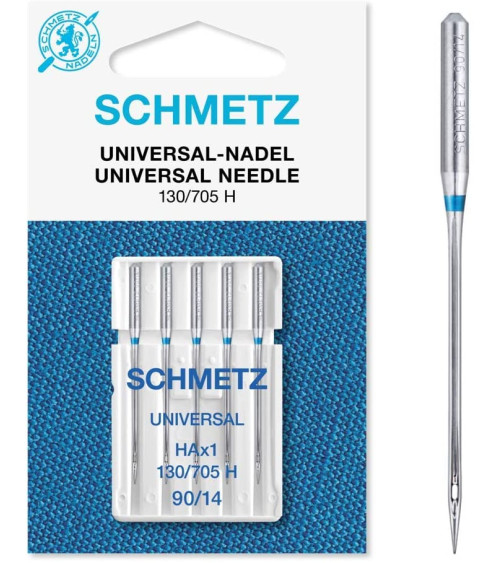 5 aghi universali Schmetz 130/705 H misura 90/14