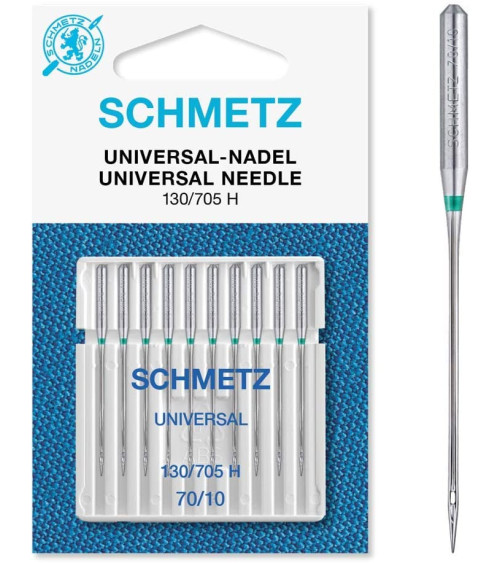 10 aghi universali Schmetz 130/705 H misura 70/10