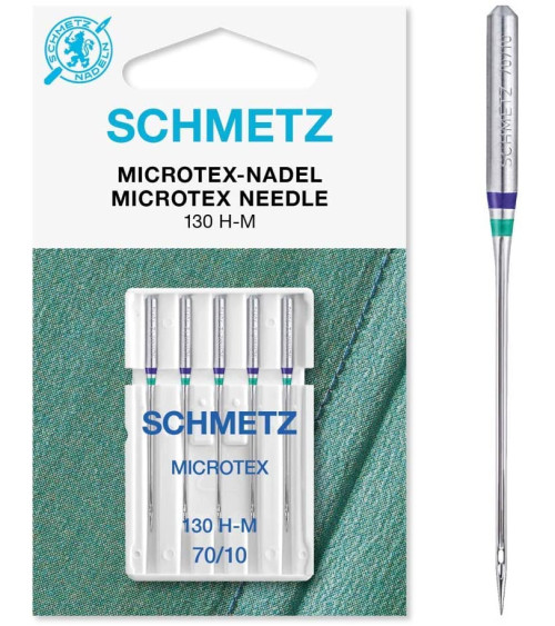 5 Microtex Schmetz Nadeln 130/705 HM Größe 70