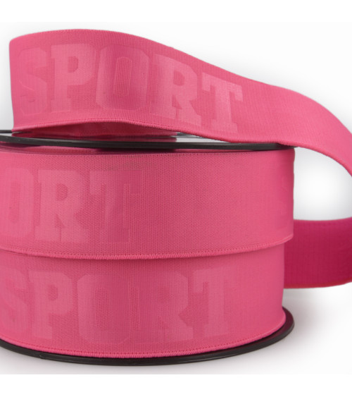 Bobina 20m elastico 3d sport 40mm Fucsia 40mm