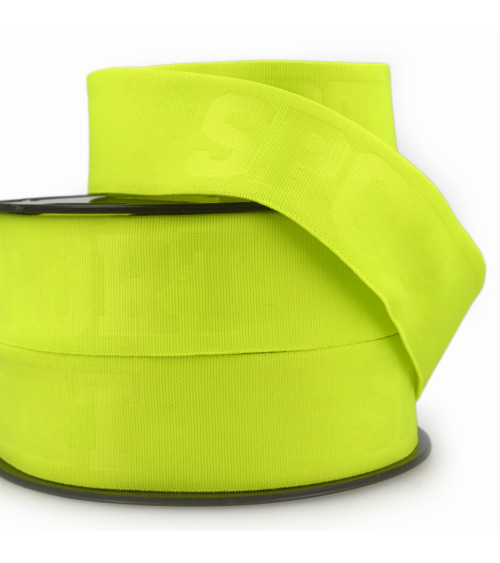 Bobina 20m elastico 3d sport 40mm Verde neon 40mm