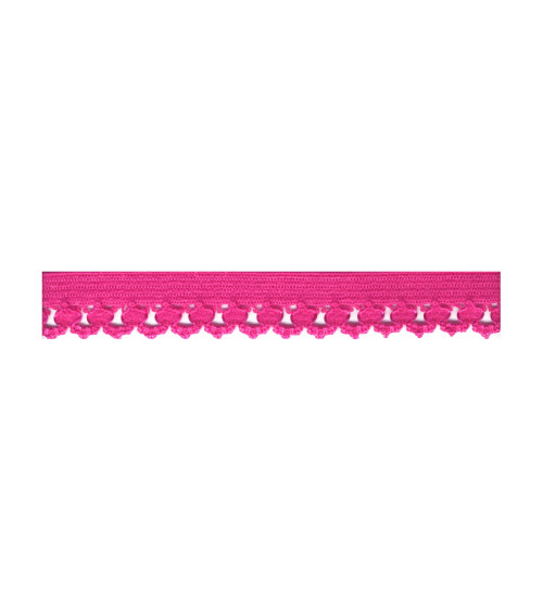 Bobina 25m elastico lingerie 12mm fucsia 12mm