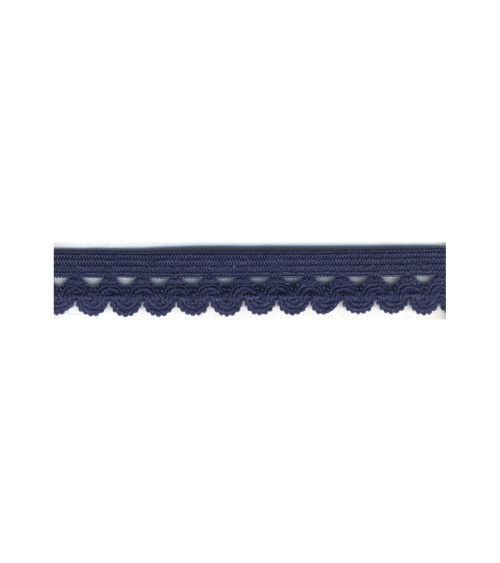 Bobina da 25 m di elastico per lingerie da 12 mm Blu navy 12 mm