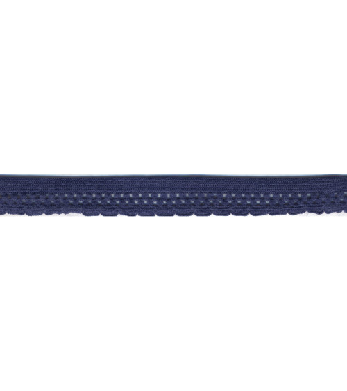 Bobina da 25 m di elastico per lingerie da 13 mm Blu navy 13 mm