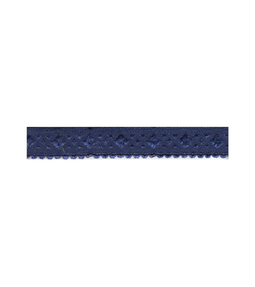 25 m Spule, elastischer Dessous-Pullover, Marineblau, 11 mm