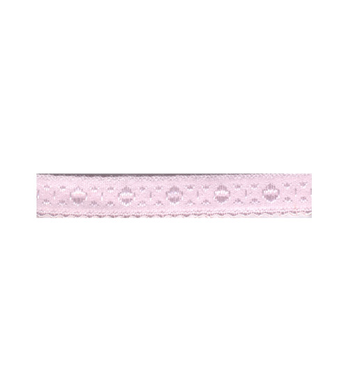 Bobina 25m jersey lencero elástico Rosa Claro 11mm