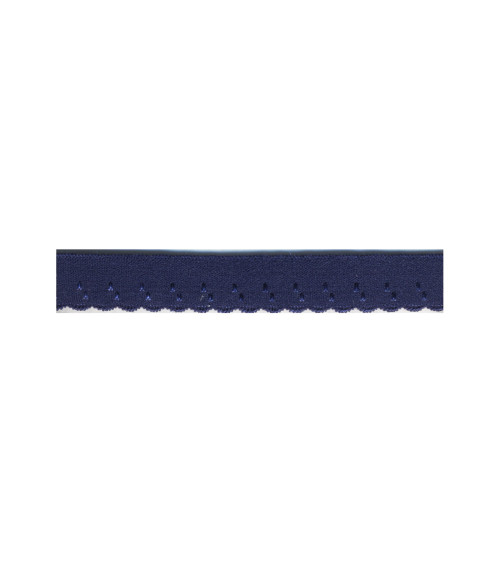 Bobina da 25 m di elastico per lingerie da 11 mm Blu navy 11 mm